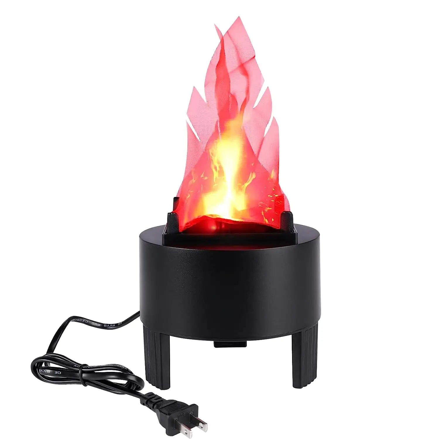 Virtual Fake Fire Lamp Flame Effect Lighting Ktv Bar Disco Party Stage Props Silk Ribbon Flame Torch Lights