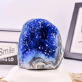 Wholesale Bohemian Style Blue Crystal Cluster Geode Crafts Perfect Home & Office Decor Gift for Holidays