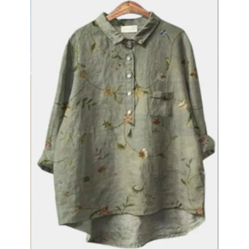 2025 Summer Hot-Selling Women's New Plus-Size T-Shirt: Loose-Fit Printed Crew Neck & Casual Style