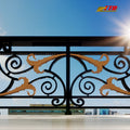 Handcrafted Wrought Iron Railings for Style and Safety Enhance Your Modern Villa Balcony with Stainless Steel Brass Material