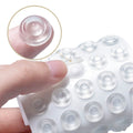 Clear Adhesive Drawer Bumpers Pads Silicone Self Adhesive Cabinet Door Bumpers Round Cutting Boards Sound Dampening Rubber Feet
