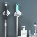 Cost Effective Gripper Heavy Duty Plastic Stick Bathroom Adhesive Broom Wall Mount Mop Holder MegaBDM