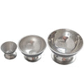Boasta Stainless Steel Crucible Cup for Jewelry Casting Melting and Refining Metal Polished Alum Cup in 3 Sizes