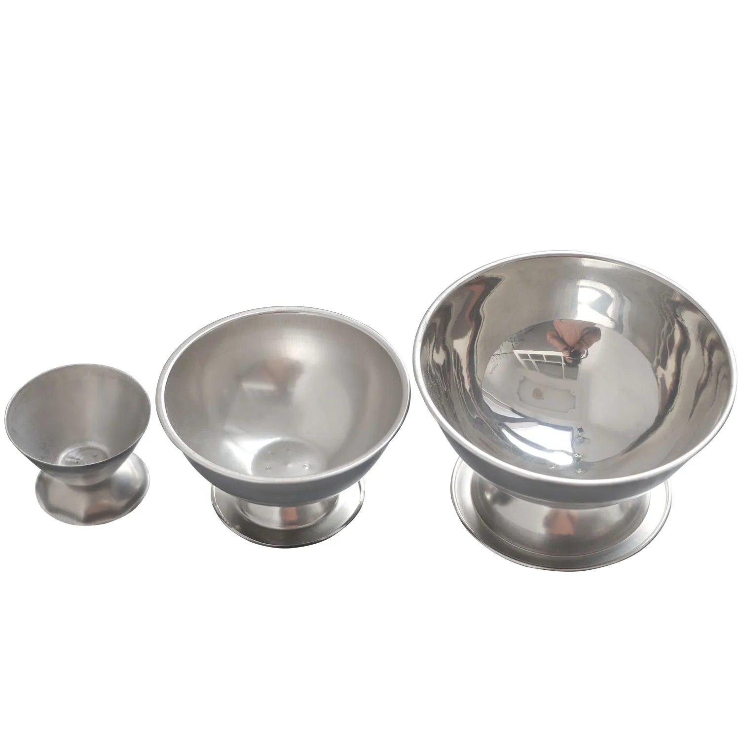 Boasta Stainless Steel Crucible Cup for Jewelry Casting Melting and Refining Metal Polished Alum Cup in 3 Sizes