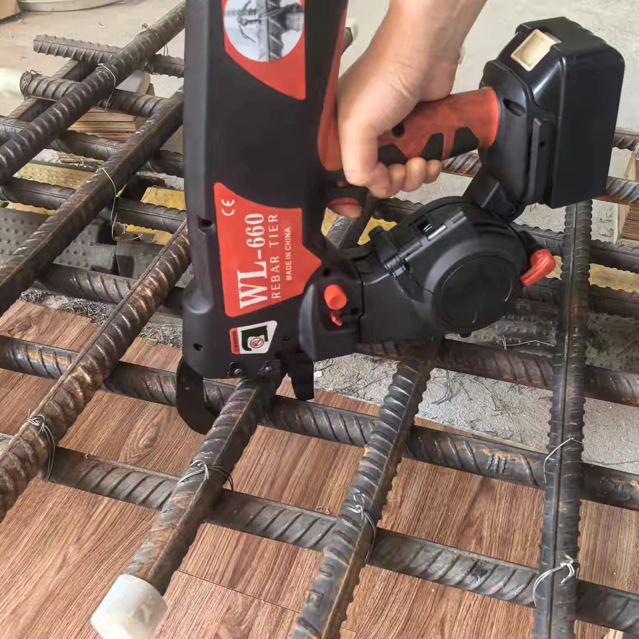 Wl WL-460 Construction Tools Rebar Tie Wire 0.8/1mm Automatic Battery-Powered Portable Tier Tying Machine