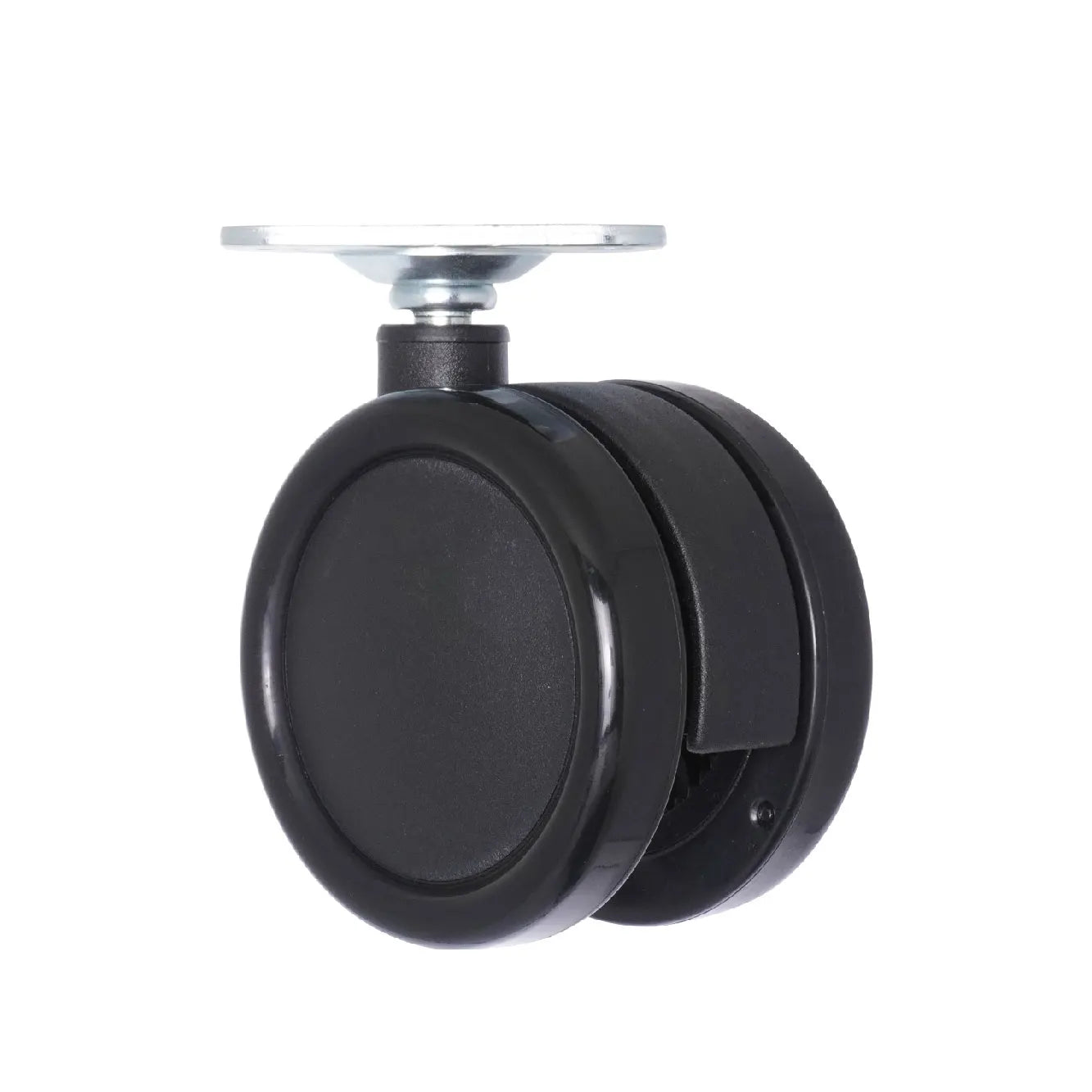 Modern 3 Inch Swivel PU Plastic Caster Wheels Top Plate Mounting for Workshop Furniture Office Living Room Bedroom School