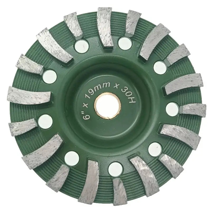 Compatible 150x19mm Diamond Cup Wheel 18 Seg Turbo Design for Concrete Surface Preparation