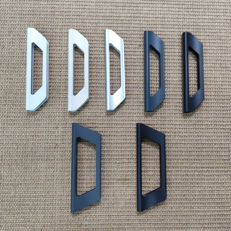 Luxury Aluminum Handle Anthracite Handgreep Fit with 10mm Sliding Door and Glass Wall for Veranda Pergola Wood House