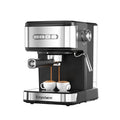 Italian 01E Black Semi-Automatic 20bar Pump Electric Espresso Coffee Machine with Brew System for Commercial Hotel Household Use