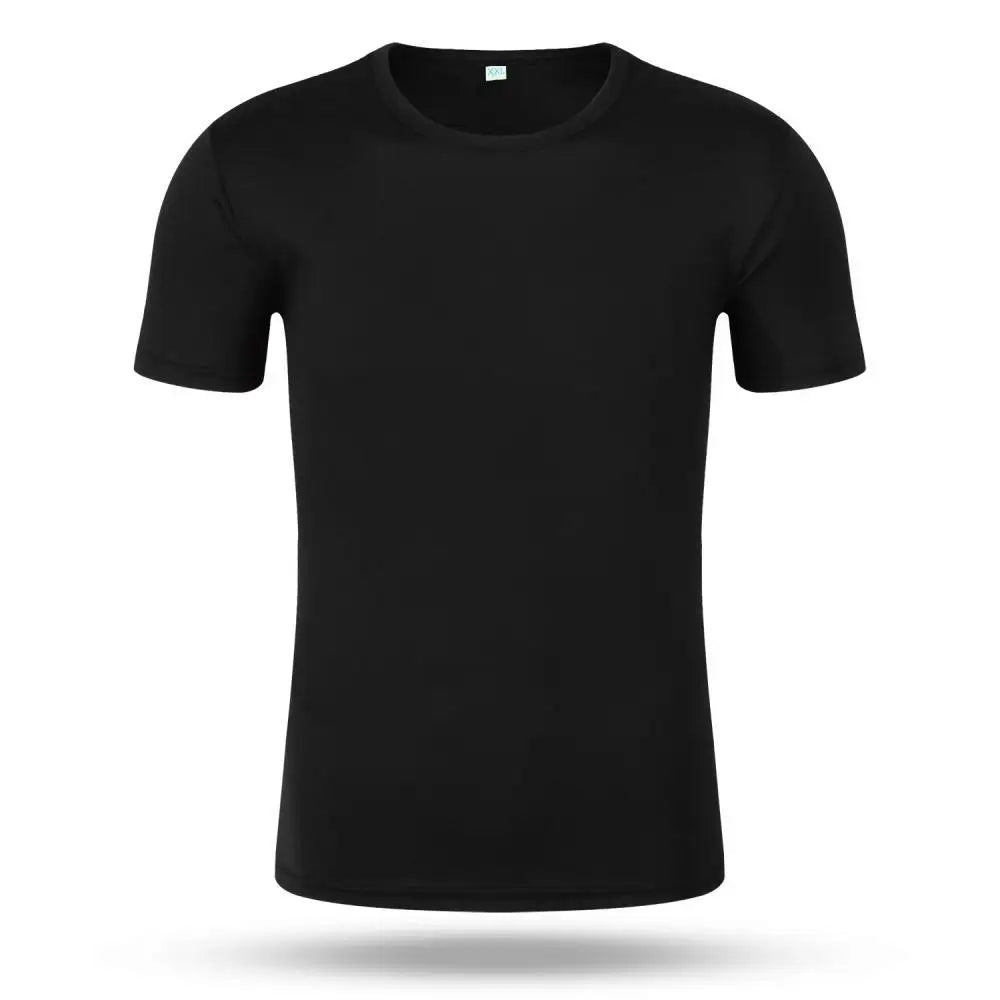 Oem customized european sized polyester plain short sleeved t shirt for promotional purposes plus size t shirt