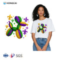 Carnival Knit Balloon Dog Heat Transfer Print Balloon Dog Short Sleeve Heat Transfer Clothing Heat Transfer Sticker