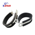 P Type Rubber Lined Tube Hose Clamps R Shaped Rubber Strip Hose Clamp