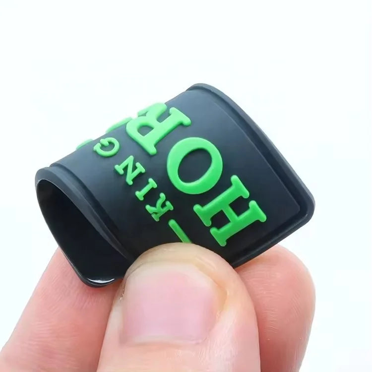 Garment Luminous Rubber Badges Wholesale Custom 3D Embossed Glow in the Dark Logo Soft PVC Patches for Clothing