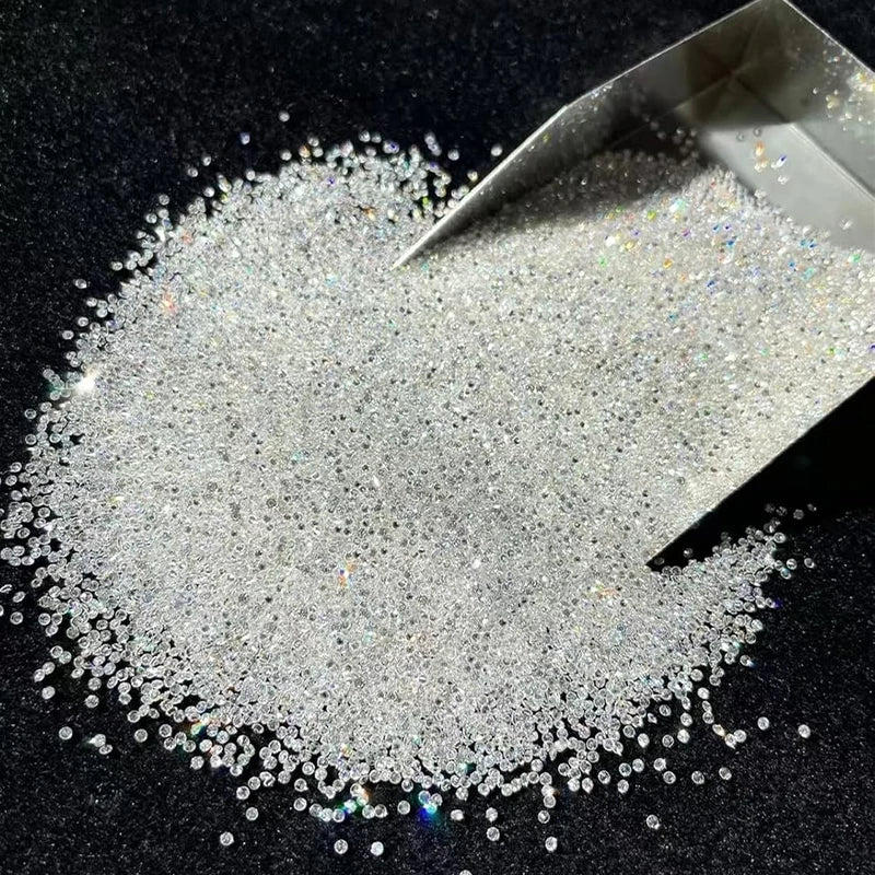 SICGEM Wholesale Loose Moissanite Gemstones 0.8mm-2.9mm VVS Small Shape Fragmented Moissanite