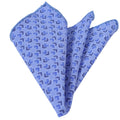 Baby Blue Printed Pocket Square