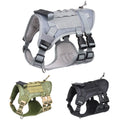 2024 Strong Padded No Pull Luxury Adjustable ReversibleTactical Dog Harness Soft Walking Dog Vest Outdoor Training Dog Harness