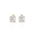 0.94ct Lab Grown Diamond Earling Cut Filled Diamonds Simple Classic Style 14K Gold Plated IGI Certified Indian Exporter