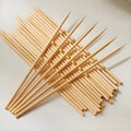 Wholesale Purely Natural Bamboo BBQ Skewers Disposable Barbecue Bamboo Plant Stick