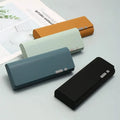 Wholesale Retro Rectangular Anti-Stress Storage Box Leather Hard Shell Glasses Case for Unisex