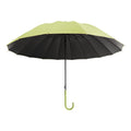 Chinese Manufacturer's 23-Inch Solid Color Long Handle Stick Umbrella 16-Bone Manual Control Straight Pattern Wind Resistance