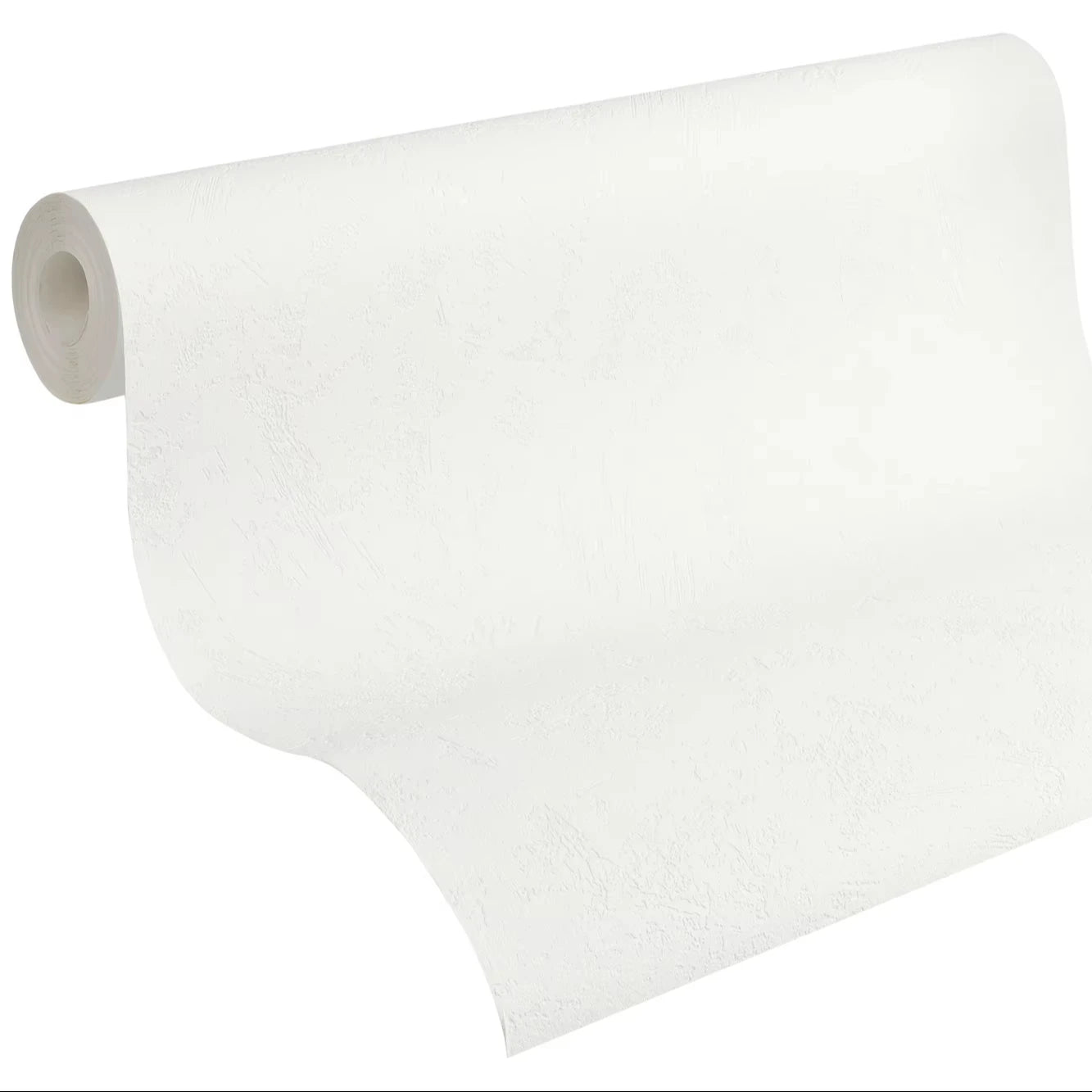 Made in Germany - Coatable Wallpaper rolls Plain Colour Paintable White Non Woven Vinyl Wallpaper for painting - 1005 x 053 m