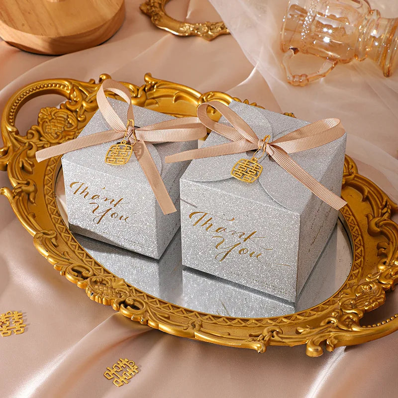JUXINDA European-style Wedding Candy Boxes: Niche and High-End Candy Gift Boxes & Wedding Candy Bags