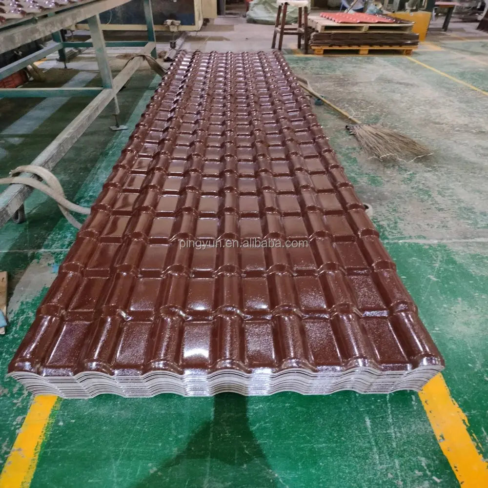 Plastic Construction Tiles Pvc Resin Roof Tile Laminas Pvc Para Techo