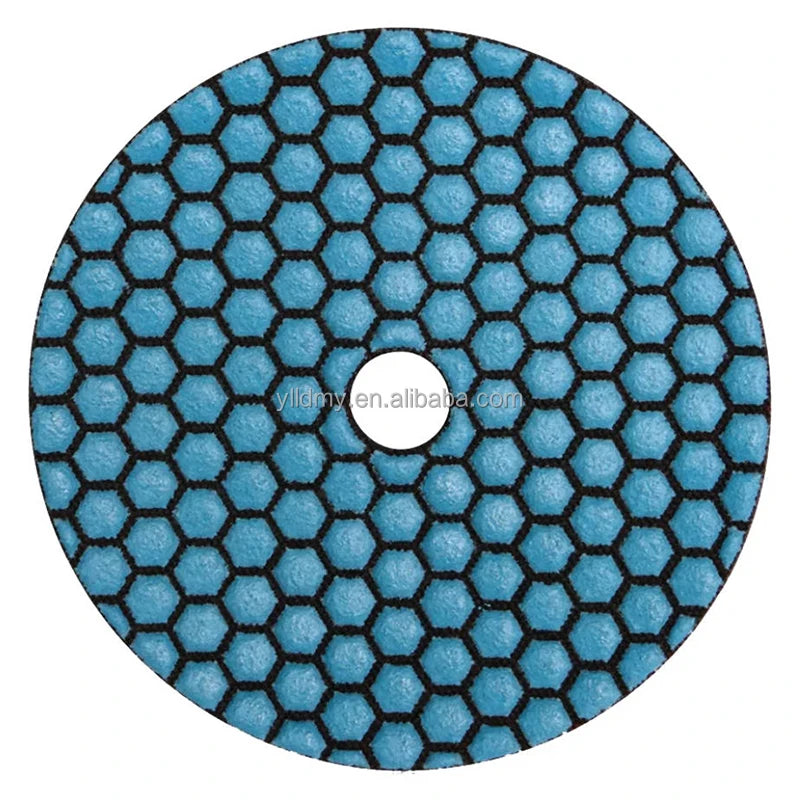 Super Premium Aggressive Cut Honeycomb Dry Polishing Pad for Dry Polishing Grinding on Concrete Edges for Professional User