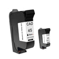 WECARE CAD 51645 42ML Remanufactured Black Pigment for Full Cartridge Grade a