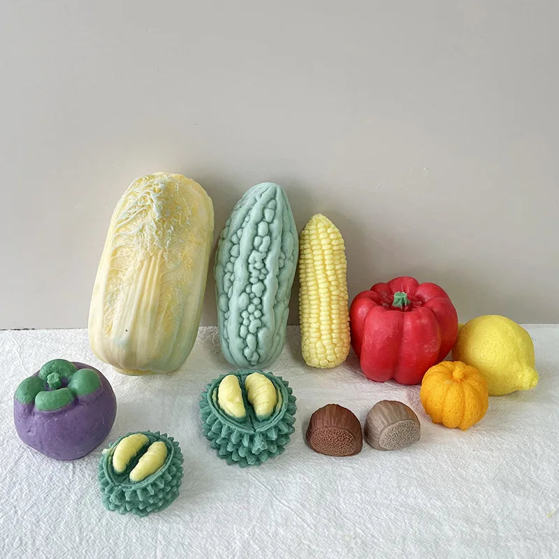 Wholesale Food Grade 3D Kiwifruit Fruit Silicone Mould for DIY Chocolate Baking Cake  Handmade Craft Wax Decoration