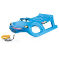Zigi-Zet sled - car-shaped with steel gliders and rope