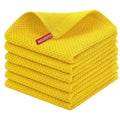 Waffle Cotton Honeycomb Kitchen Square Quick Dry Embroidery Easy Cleaning With Hook Microfiber Absorbent Towel 25*25 CM