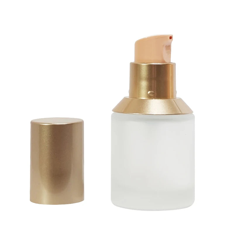 Skin Care Packaging Set Bottle Lotion Bottle Pump 30ml Airless Gold Cap Lotion Pump Bottle for Baby Face Cream Hair Gel