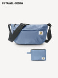 Warehouse in Stock OEM/ODM Foldable Lightweight Waterproof Nylon Crossbody Bag for Travel Accessories