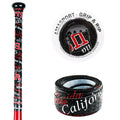 2026 AMA SPORT Professional Manufacturer Anti-Slip Custom Logo Exceptional Comfort Durable PU Leather Baseball Bat Grip Tape