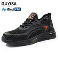GUYISA New Style Fly Woven Fabric Upper  Anti-puncture  Sole  Insulation 10kv Safety Shoes Functional Shoes