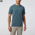Wholesale Factory Mens Lightweight Four Way Stretch Cotton Tee T Shirts With Chest Pocket