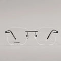 FEROCE Wholesale Fashion Eyeglasses Luxury Square Rimless Lightweight High Quality Pure Titanium Frameless New Optical Frames