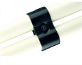 HJ-11 Black Electrophoresis Metal Joint/Pipe Clamp with 2.3mm Thickness for OD 28mm Lean Pipe Racking System