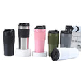 Custom Logo 16oz Double Wall French Press Coffee Mug Stainless Steel Insulated Tea Cup With Filter