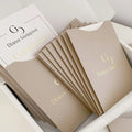 Custom Invitation Card Price List Printable Waterproof Oil Resistant Paper Price List for Your Store Business Instruction