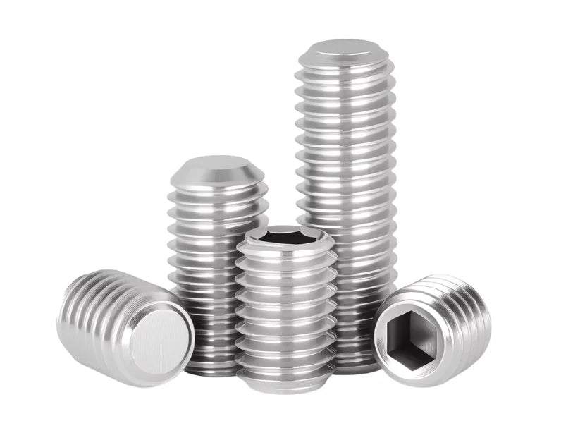 High Precision 304 Stainless Steel Plain Finish Metric A2-70 Din914 Standard Thread Torx Drive Ball Point Headless Set Screws