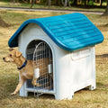 Outdoor Waterproof Plastic PP Dog Cages Outdoor Large Pet Shelter