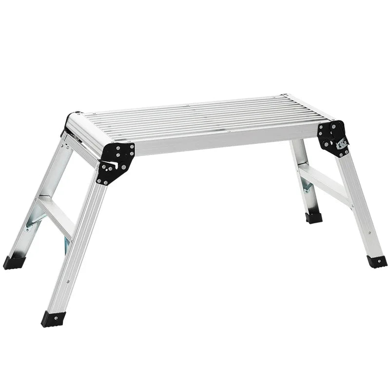 Modern Portable Folding Ladder Work Platform Ladder Anti slip Aluminum Folding Ladder