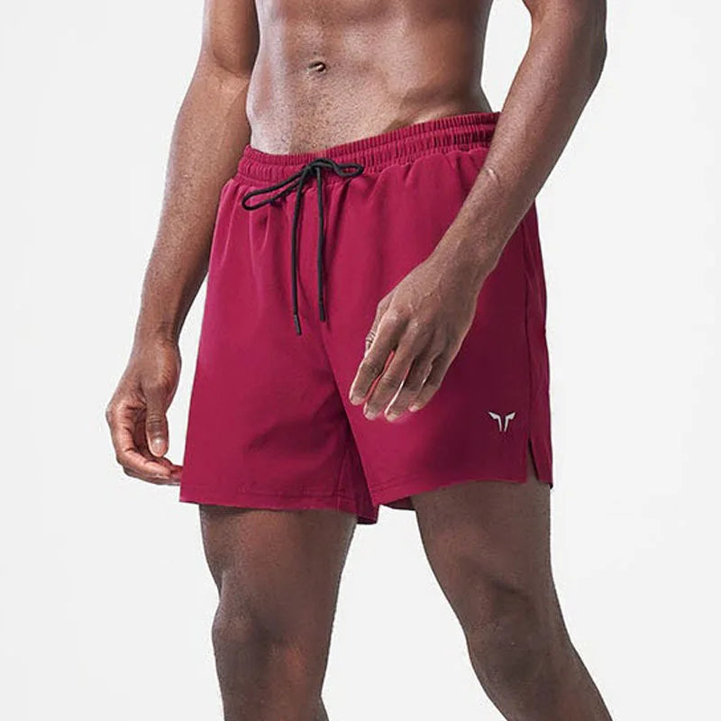 New Sports 3-Inch Shorts for Men Plus Size Fitness Running Training Casual Quick-Dry Beach Shorts for Summer