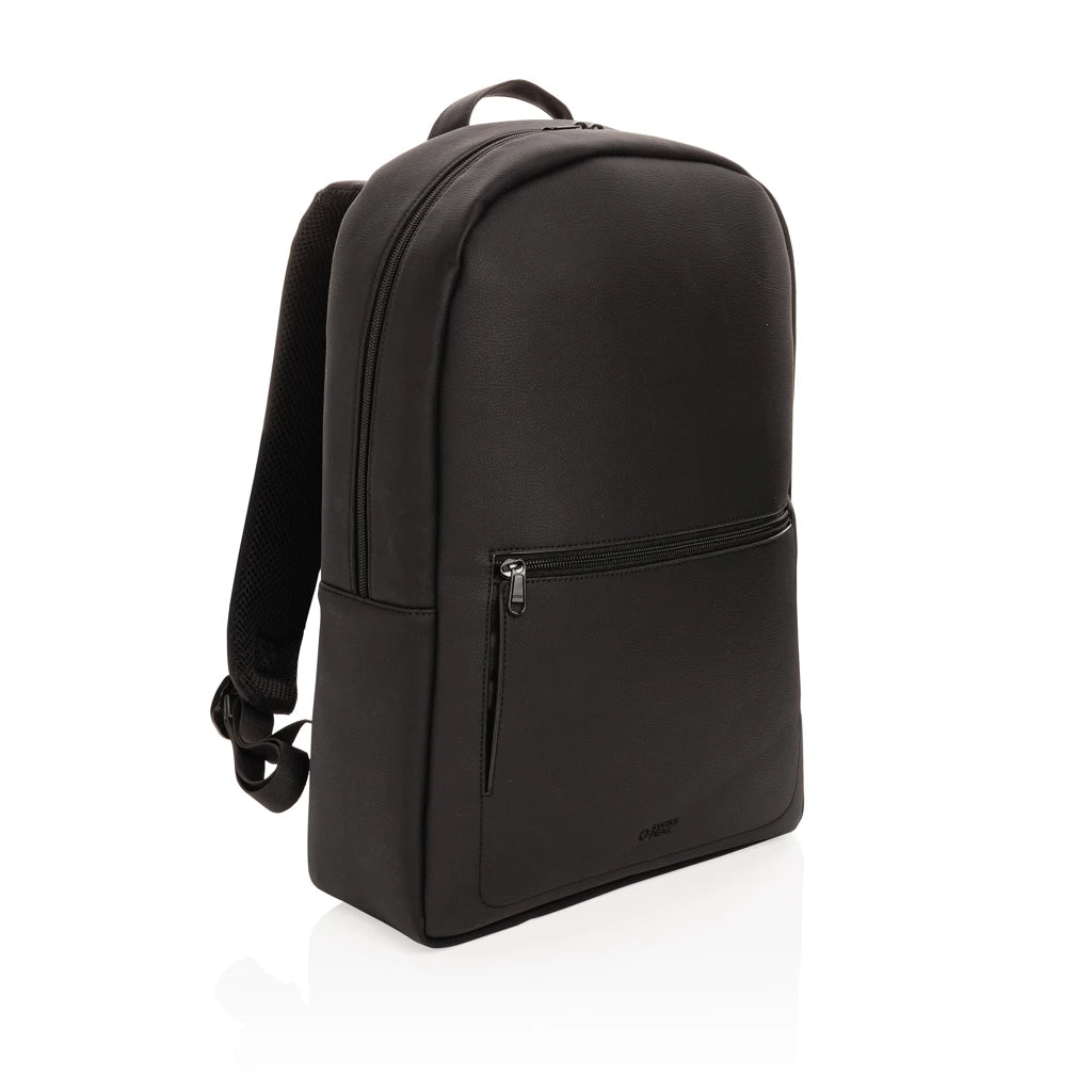 For Swiss Peak Customizable Vegan Leather Laptop Backpack