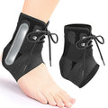 Adjustable Lace-up Ankle Brace Support for Sprain Injury Recovery Sports Protection Men & Women Foot Stabilizer OEM Available