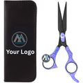 Purple black Series Professional Hair Cutting Scissors Premium Japanese Stainless Steel Hair Shears Barber Accessories