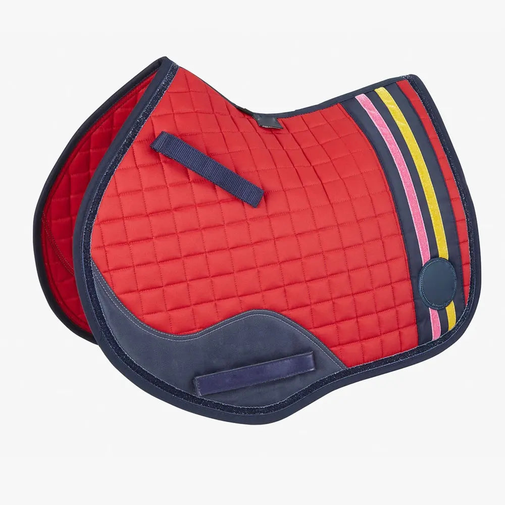 Anti-Slip Customized Printed Logo Australian Saddle Pad for Horses-Competition Use