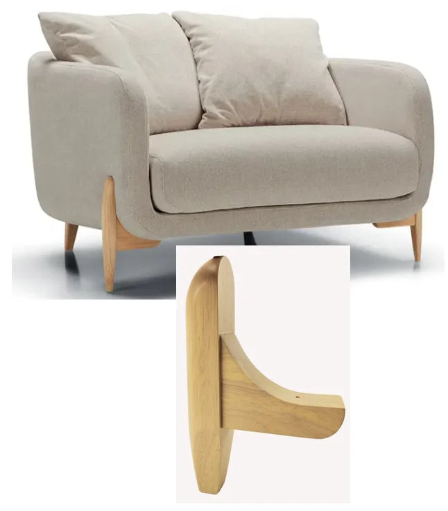 Custom Modern Style Durable Wood Sofa Leg for Kitchen Easy Installation in Home Hospital Bedroom or Home Bar